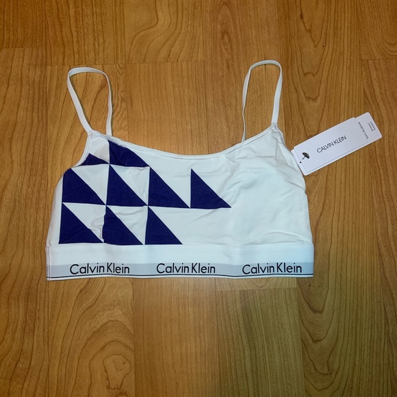 Calvin Klein Quilt Print Bralette - Picture 4 of 6